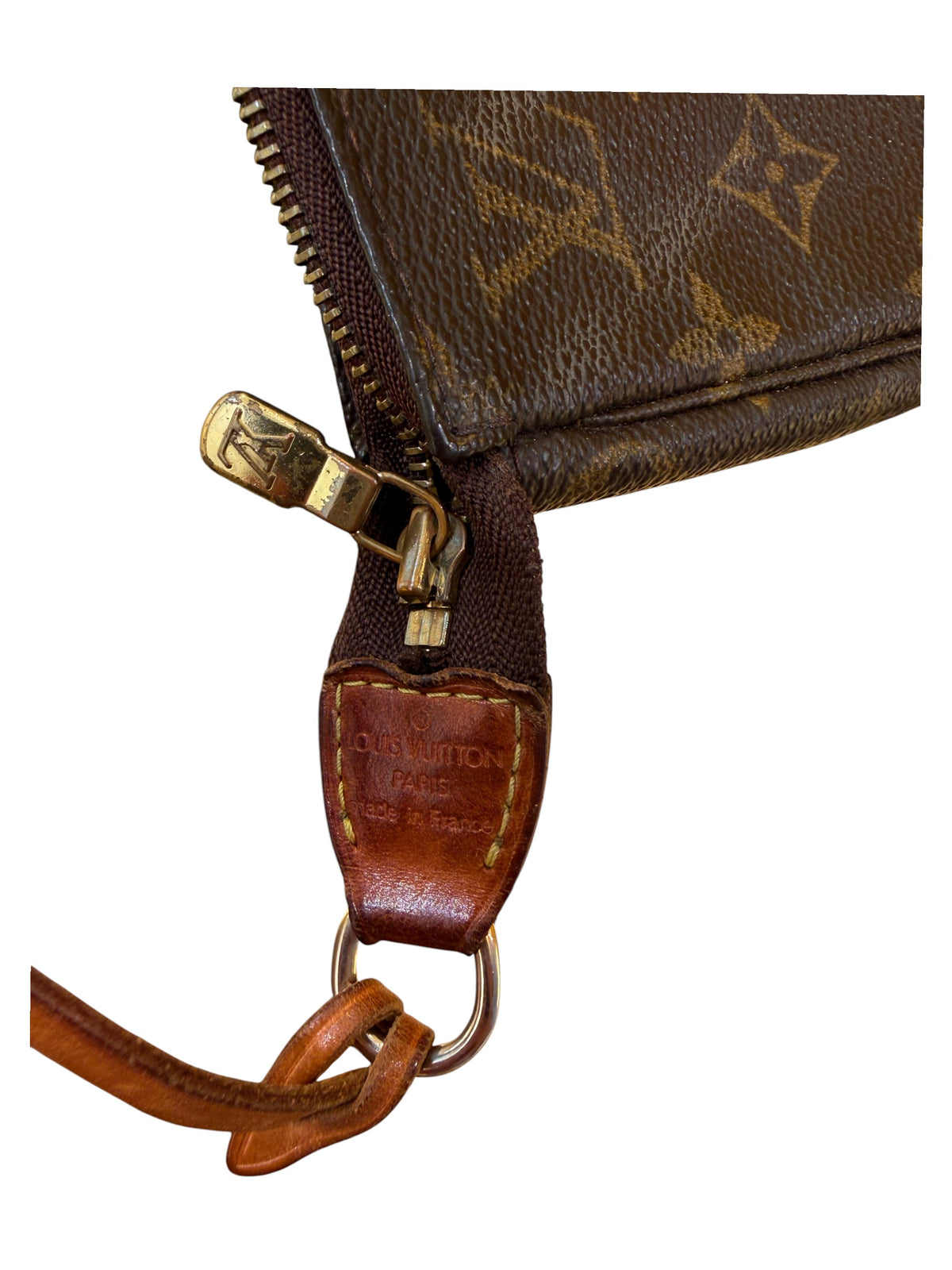 Louis Vuitton Pochette Accessoires Monogram Canvas, Brown, Canvas, Clutch
