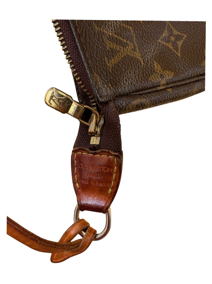 Louis Vuitton Pochette Accessoires Monogram Canvas, Brown, Canvas, Clutch