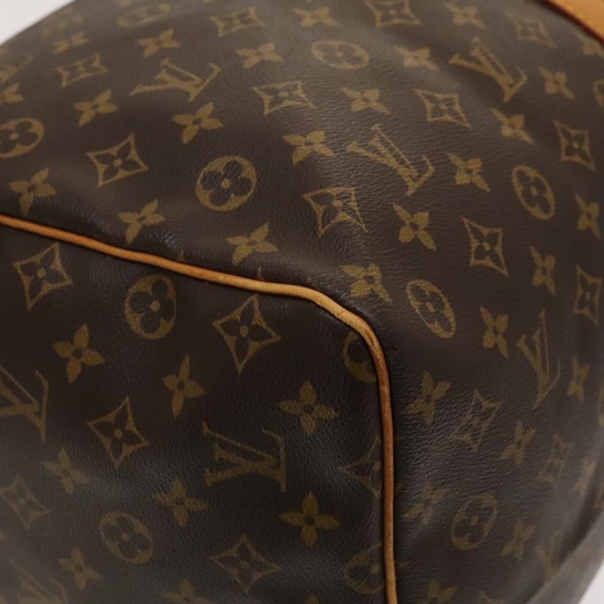 Louis Vuitton Keepall Bag Monogram Canvas, BROWN, CANVAS, Travel bag