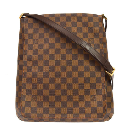 Louis Vuitton Musette Damier, Brown, Canvas, Handbag
