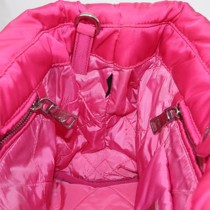 Prada Bomber Tessuto, Pink, Nylon, Tote Bag