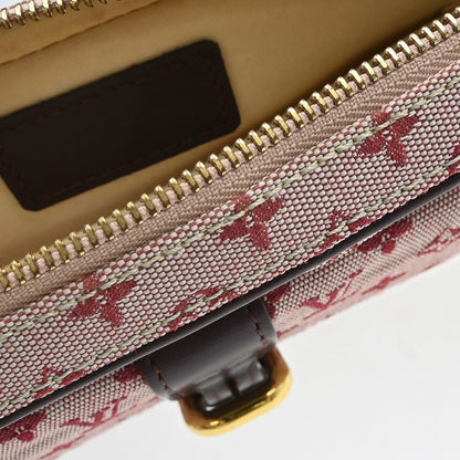 Louis Vuitton Juliette Mini Lin, Red, Canvas, Crossbody Bag