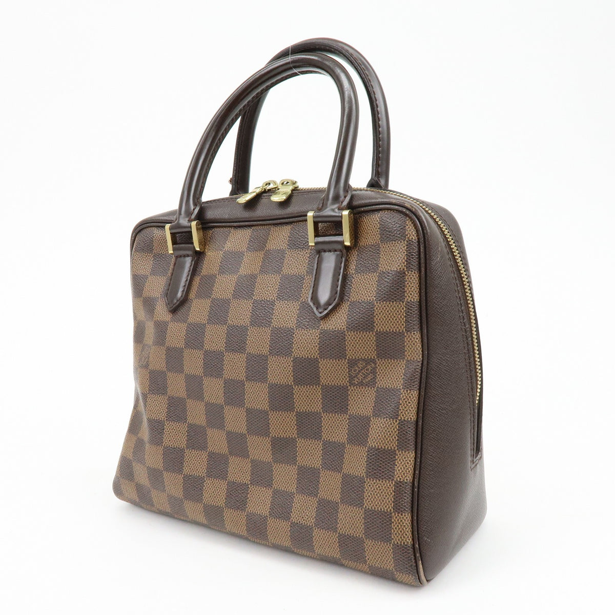 Louis Vuitton Triana Damier, Brown, Canvas, Handbag