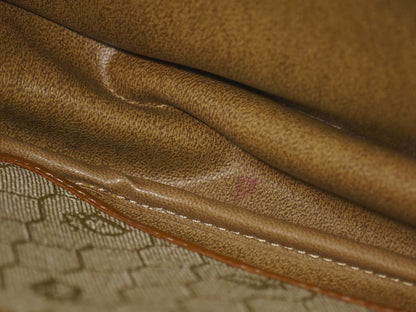 Christian Dior Vintage Honeycomb Canvas, Beige, Canvas, Shoulder Bag