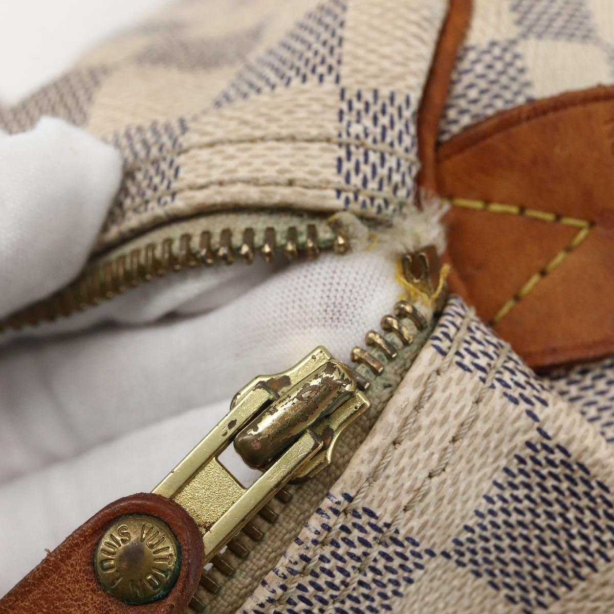 Louis Vuitton Speedy Handbag Damier, BEIGE, CANVAS, Handbag