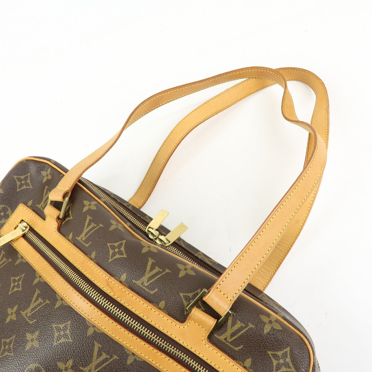 Louis Vuitton Cite Monogram Canvas, Brown, Canvas, Handbag