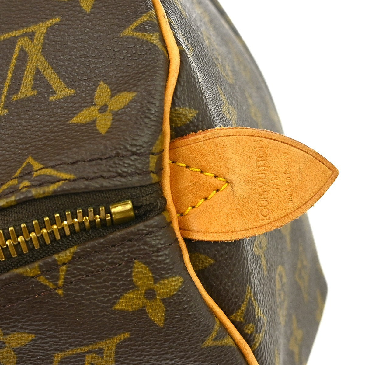 Louis Vuitton Keepall Monogram, Brown, Canvas, Travel Bag