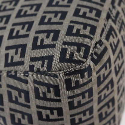 Fendi Baguette Zucchino Canvas, Navy, Canvas, Handbag