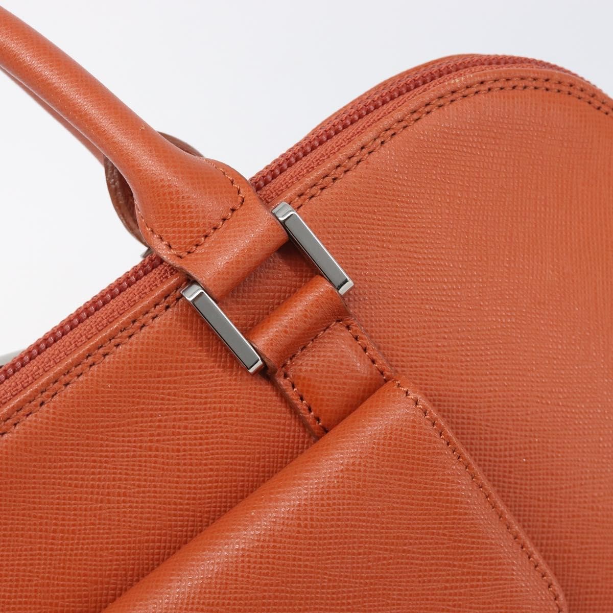 Burberry Handbag Leather, Orange, Leather, Handbag