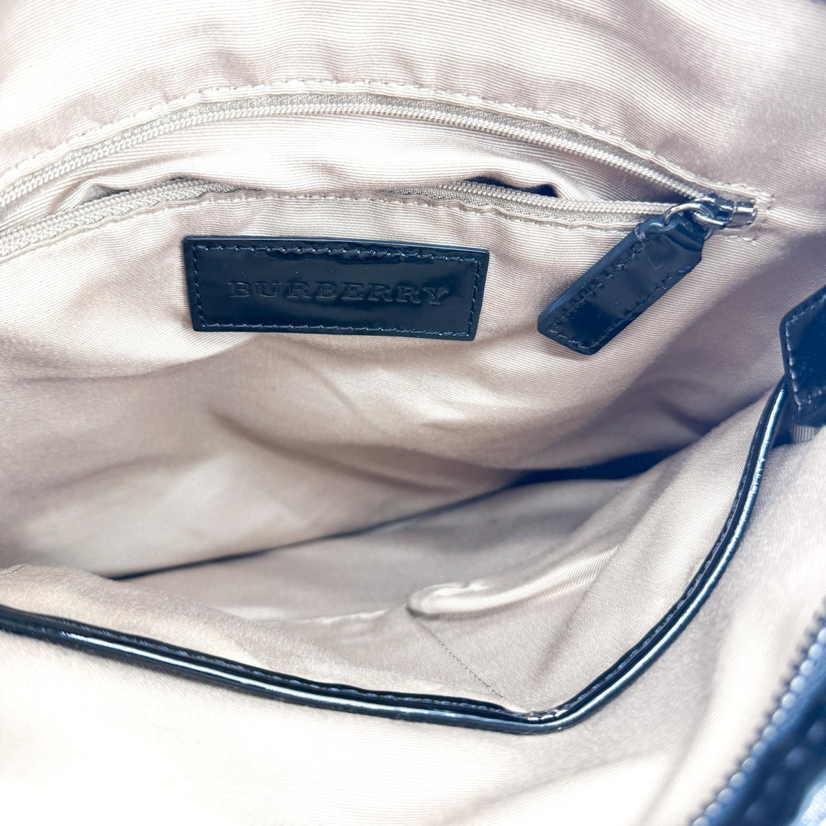 Burberry Dryden Nova Check Coated Canvas, Black, Canvas, Crossbody Bag