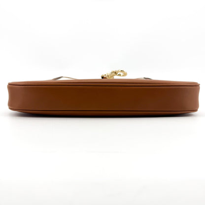 Gucci Jackie 1961 Hobo Leather, Brown, Leather, Shoulder Bag