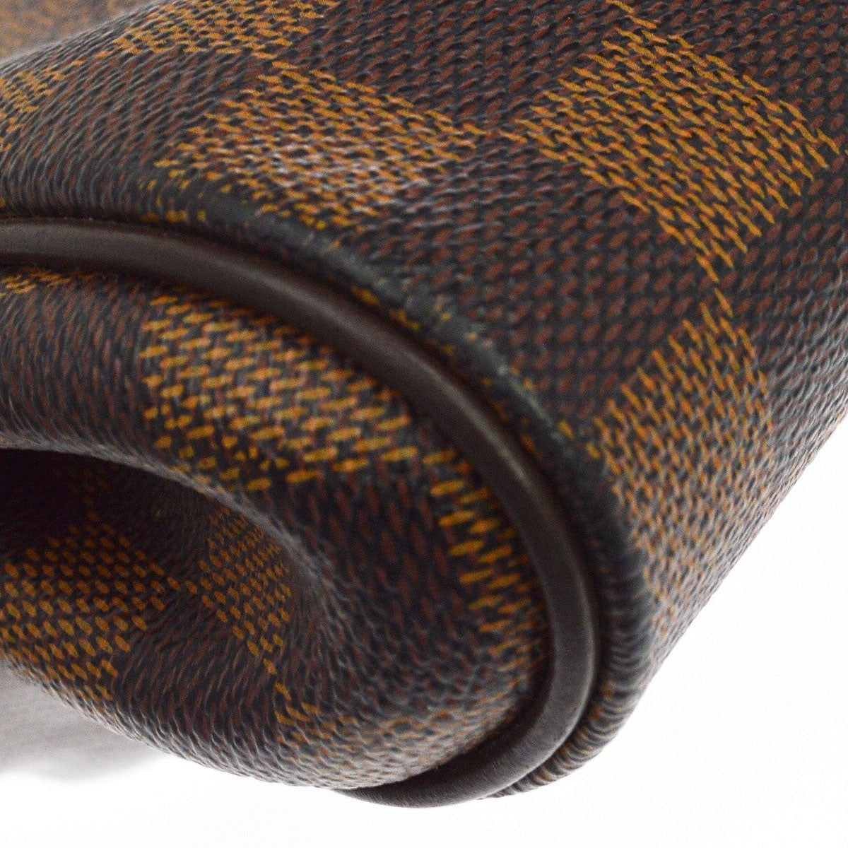 Louis Vuitton Eva Damier, Brown, Canvas, Handbag