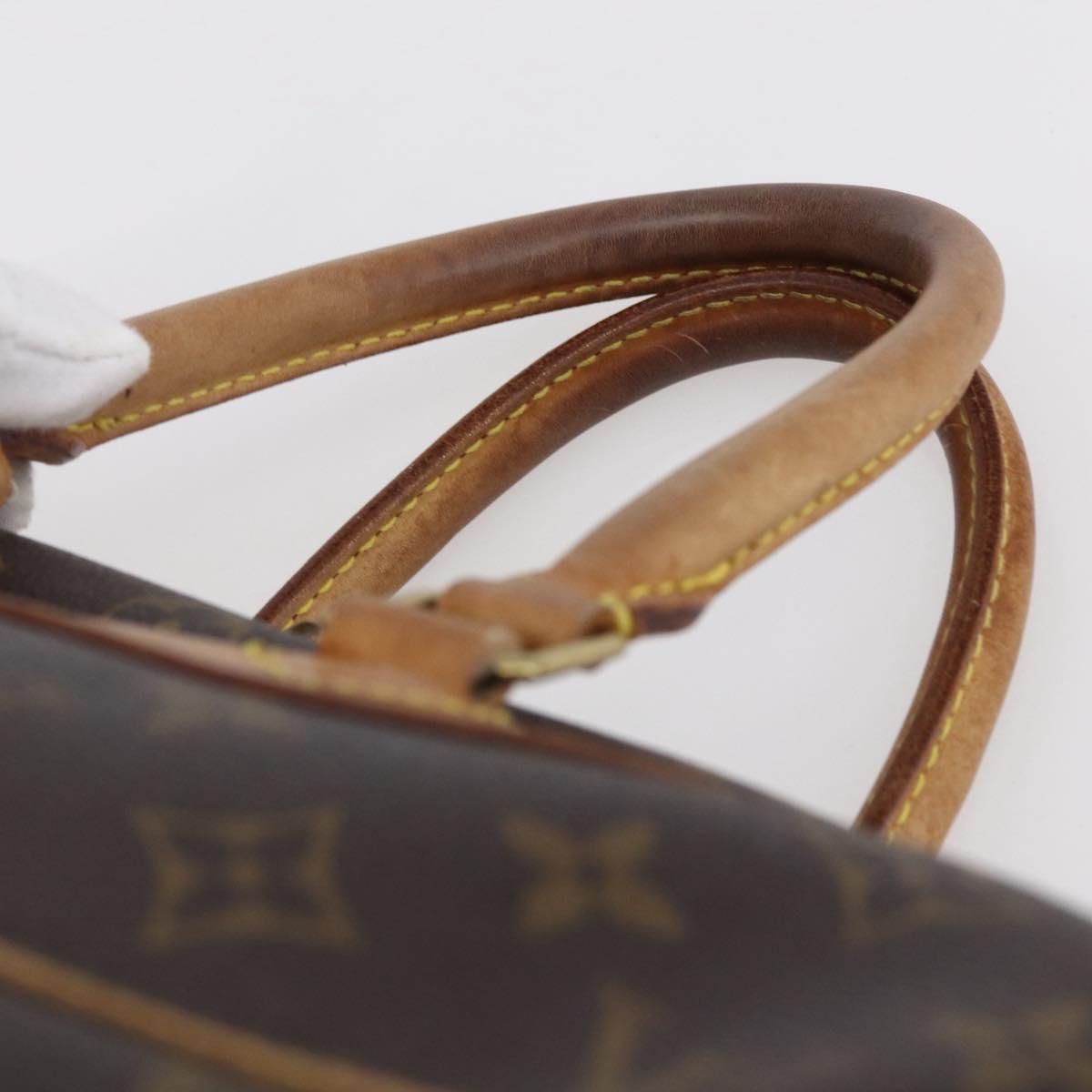 Louis Vuitton Deauville Handbag Monogram Canvas, BROWN, CANVAS, Handbag