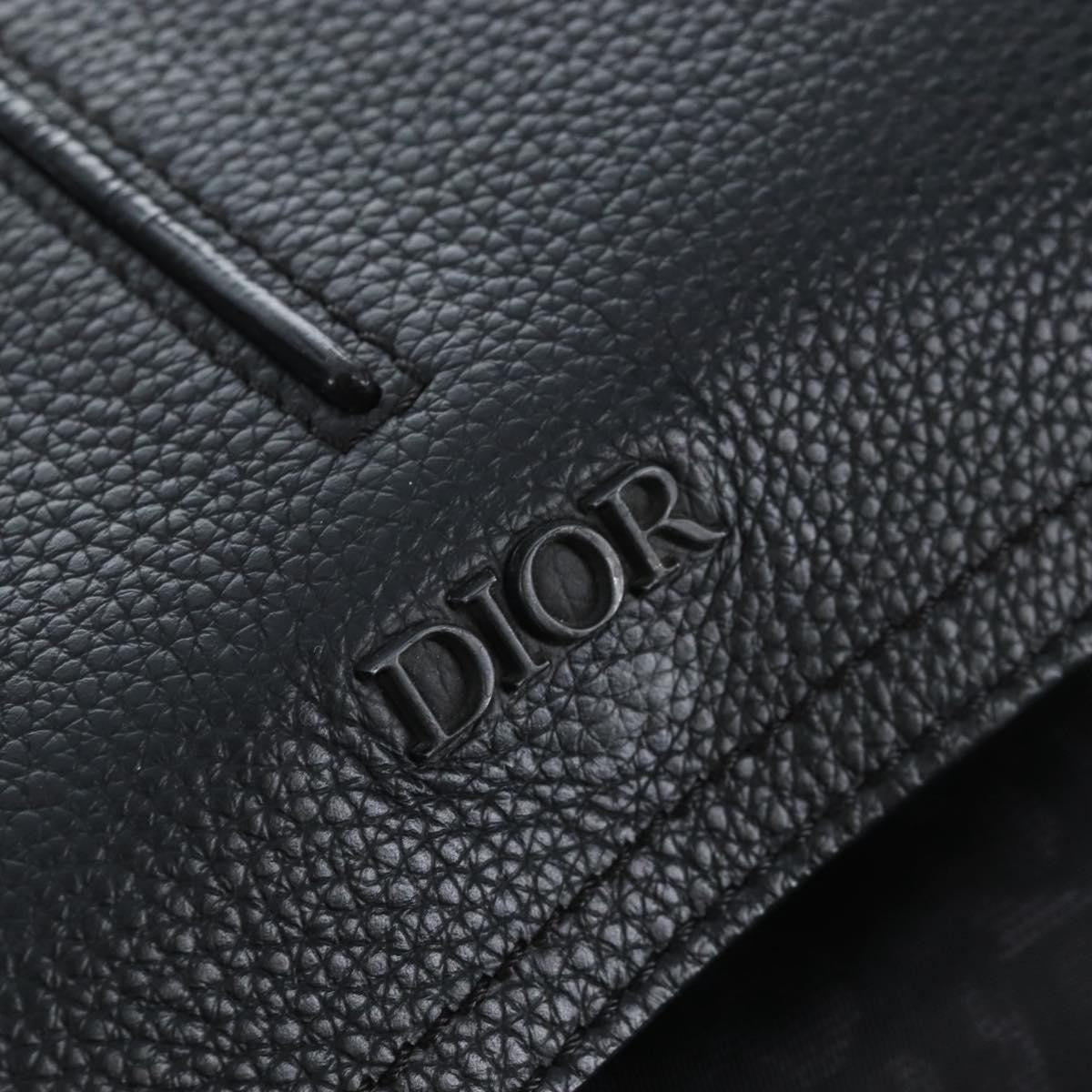 Christian Dior Motion Oblique Canvas with Leather, Black, Canvas, Backpack