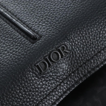 Christian Dior Motion Oblique Canvas with Leather, Black, Canvas, Backpack