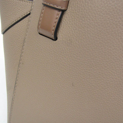 Loewe Hammock Nugget Leather, Beige, Leather, Handbag