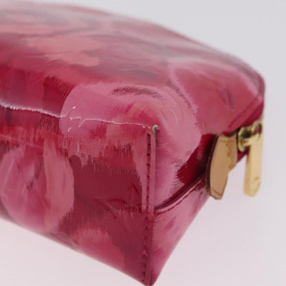 Louis Vuitton Cosmetic Case Limited Edition Monogram Vernis Ikat, Pink, Patent Leather, Toiletry Case