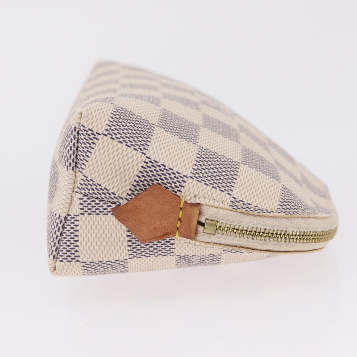 Louis Vuitton Toiletry Pouch Damier, Beige, Canvas, Clutch