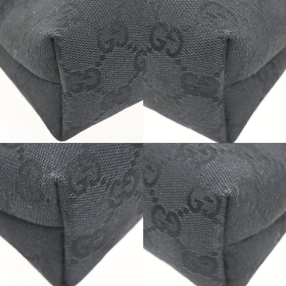 Gucci Buckle Waist GG Canvas and leather, Black, Canvas, Clutch