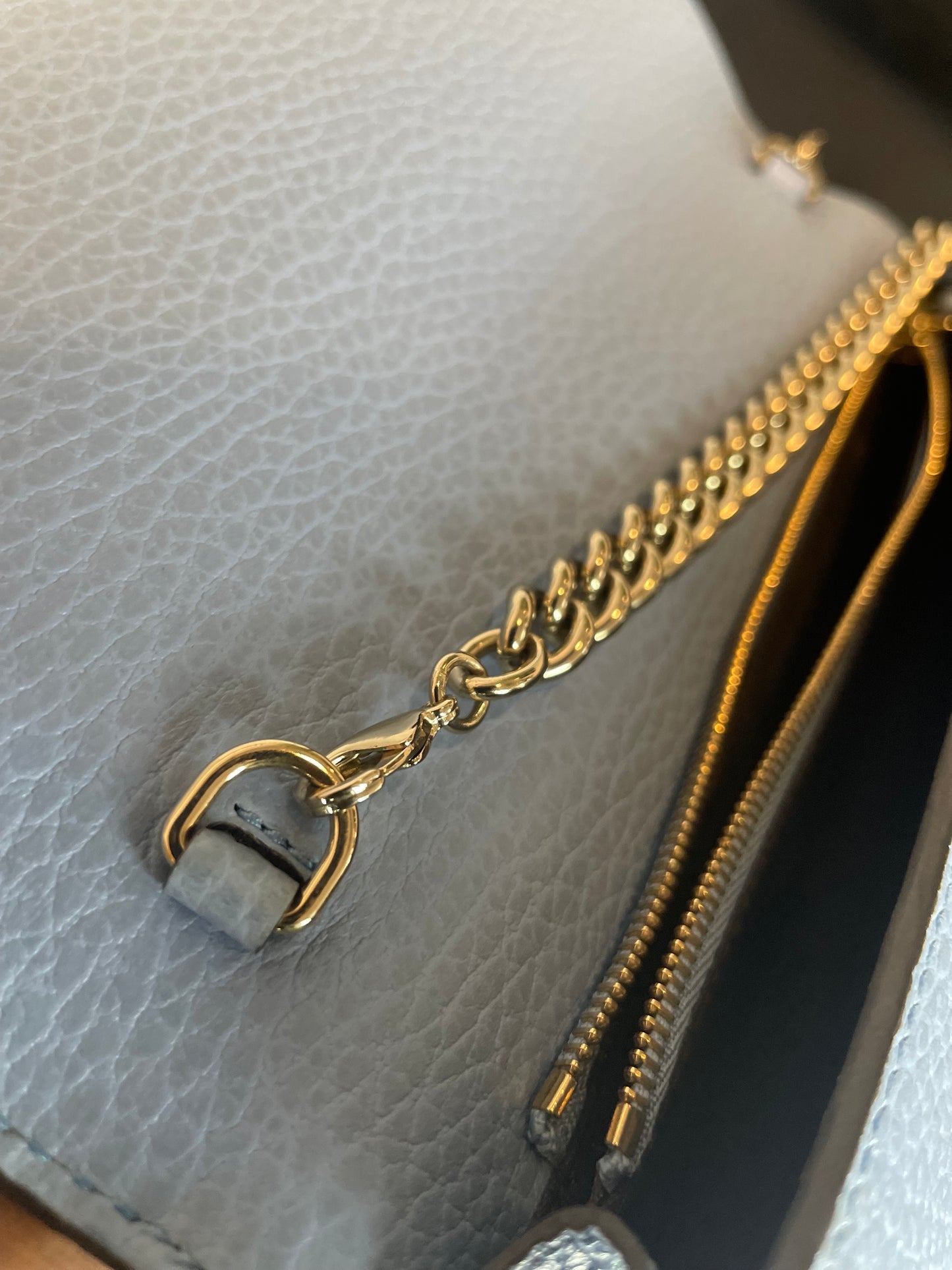 Gucci Continental Wallet GG Coated Canvas and Leather, BLUE, LEATHER, Wallets