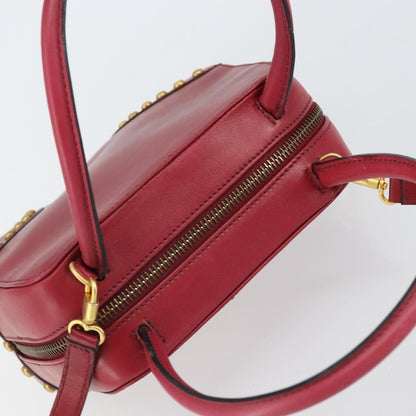 Celine Handbag Leather, Red, Leather, Handbag