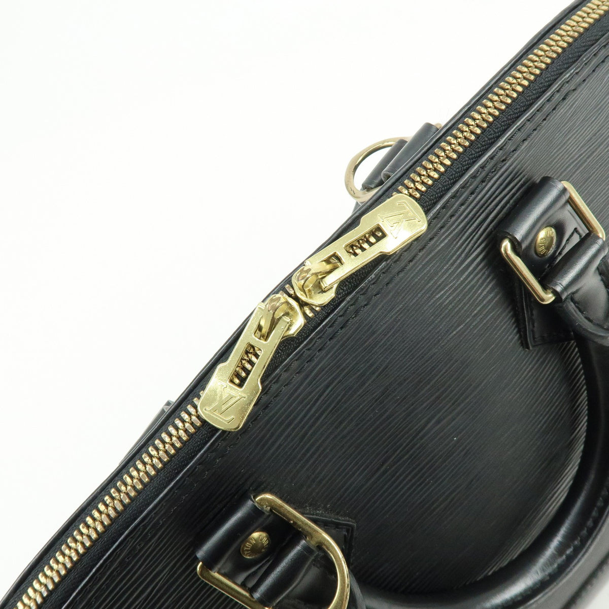 Louis Vuitton Vintage Alma Epi Leather, Black, Leather, Handbag