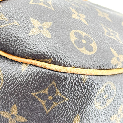 Louis Vuitton Galliera Monogram Canvas, Brown, Canvas, Handbag