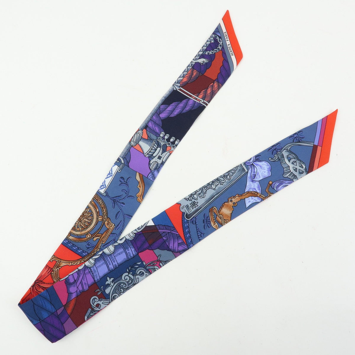 Hermes TWILLY SCARF Silk, Multicolour, Silk, Scarf