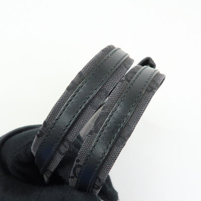 Gucci Tote GG Canvas and Leather, Black, Canvas, Tote Bag