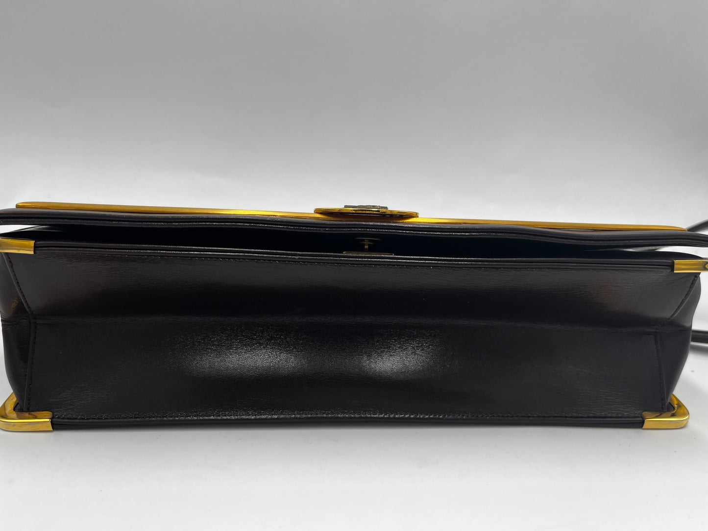 Christian Dior 30 Montaigne Clutch Patent leather, BROWN, PATENT_LEATHER, Shoulder bag