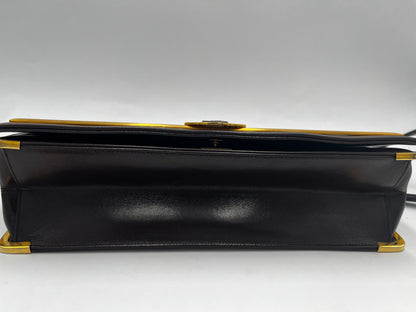 Christian Dior 30 Montaigne Clutch Patent leather, BROWN, PATENT_LEATHER, Shoulder bag