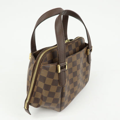 Louis Vuitton Belem Damier, Brown, Canvas, Handbag