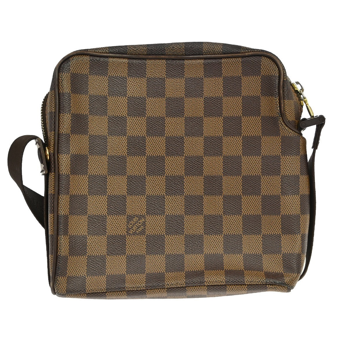 Louis Vuitton Olav Damier, Brown, Canvas, Handbag