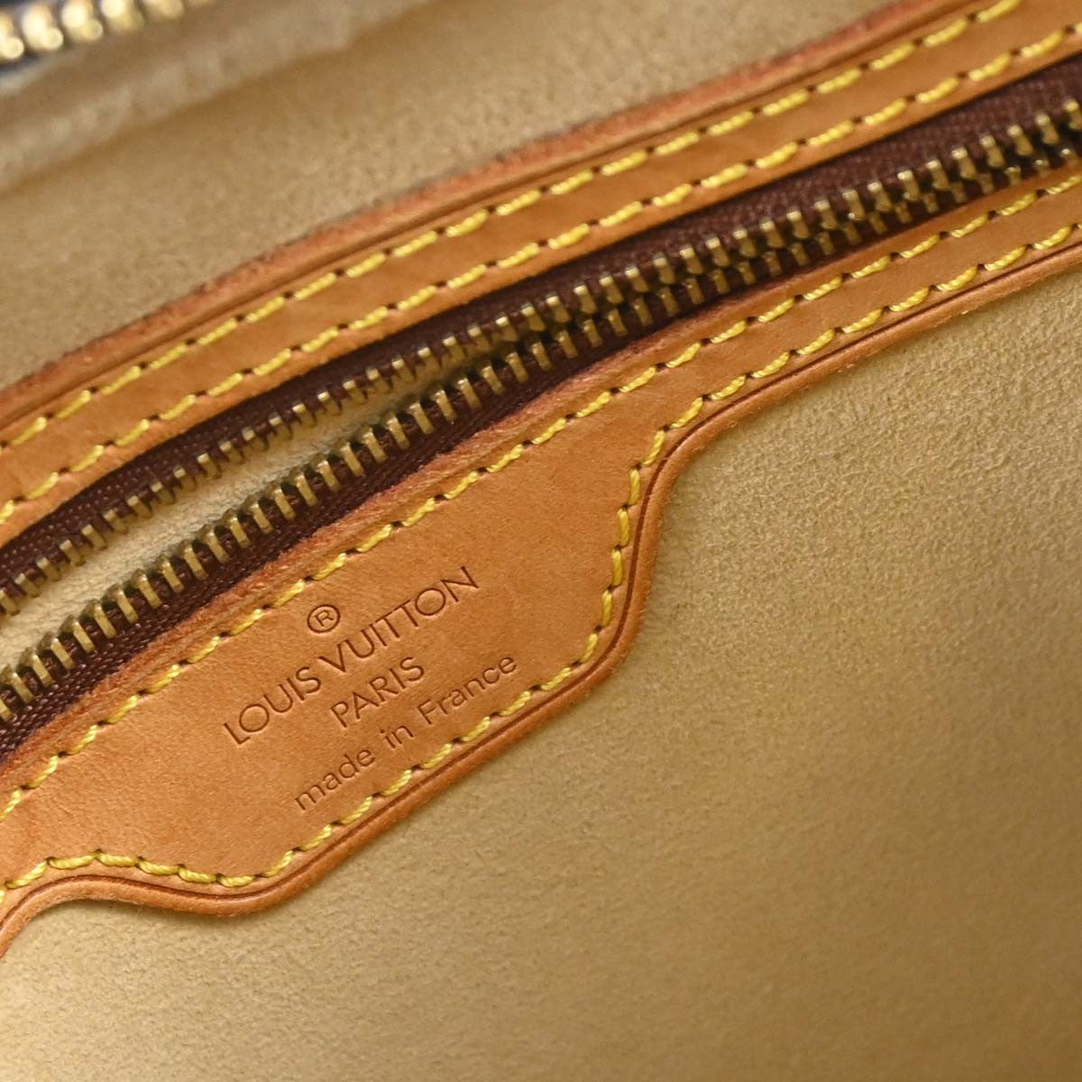 Louis Vuitton Looping Monogram Canvas, Brown, Canvas, Handbag