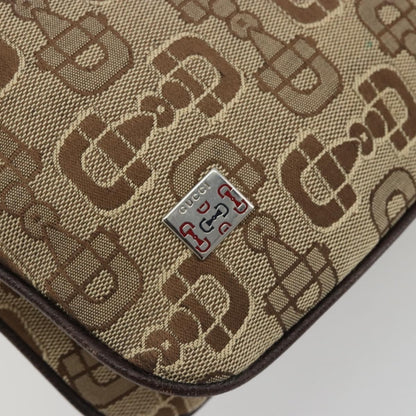Gucci Vintage Top Handle Canvas, Beige, Canvas, Handbag