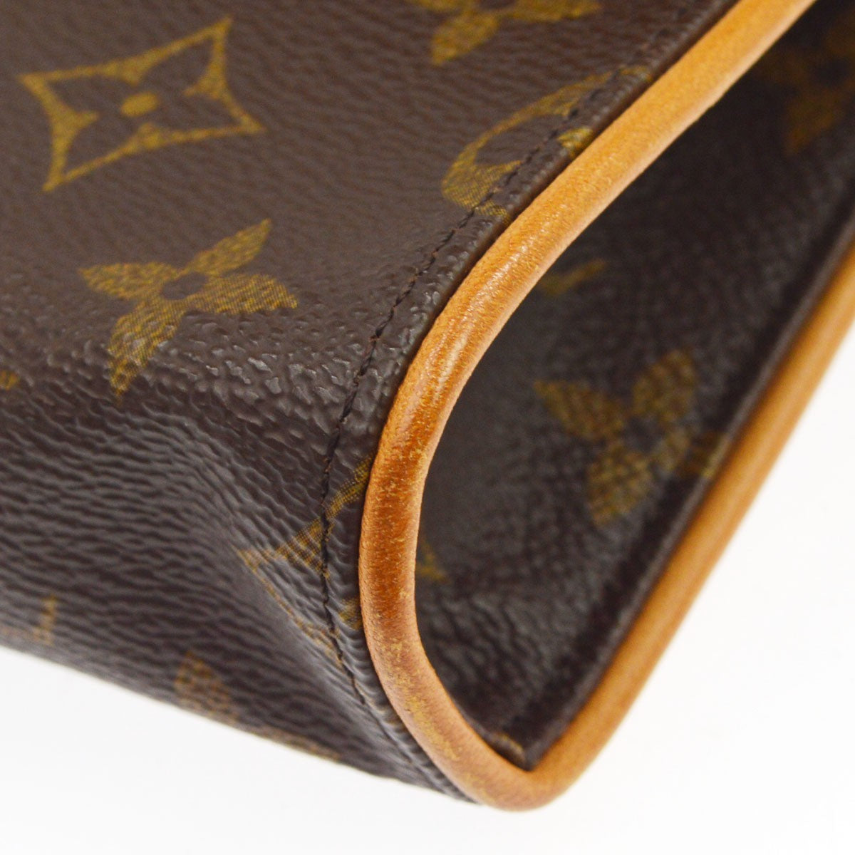 Louis Vuitton Florentine Pochette Canvas, Brown, Canvas, Clutch