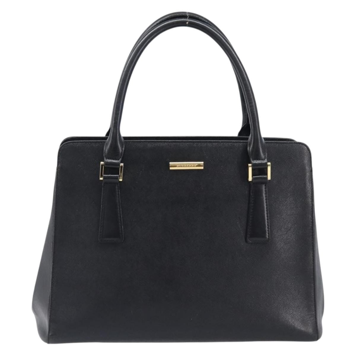 Burberry Handbag Leather, Black, Leather, Handbag