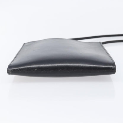 Hermes Onimaitou Leather, Black, Leather, Shoulder Bag