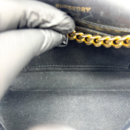 Burberry Lola Bum Quilted Lambskin, Black, Leather, Handbag