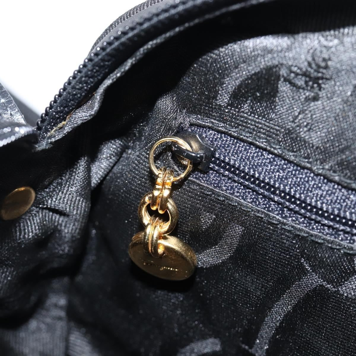 Salvatore Ferragamo Vara Bow Camera Leather, Black, Leather, Shoulder Bag