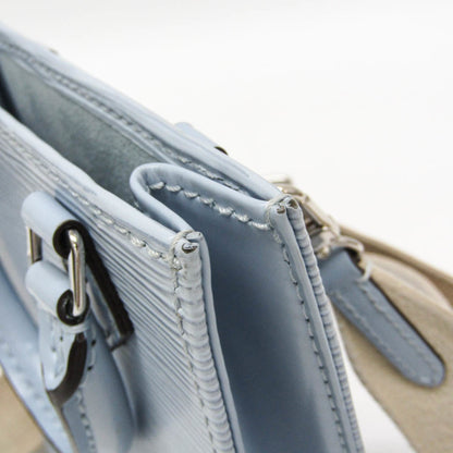 Louis Vuitton Petit Sac Plat Epi Leather, Blue, Leather, Handbag