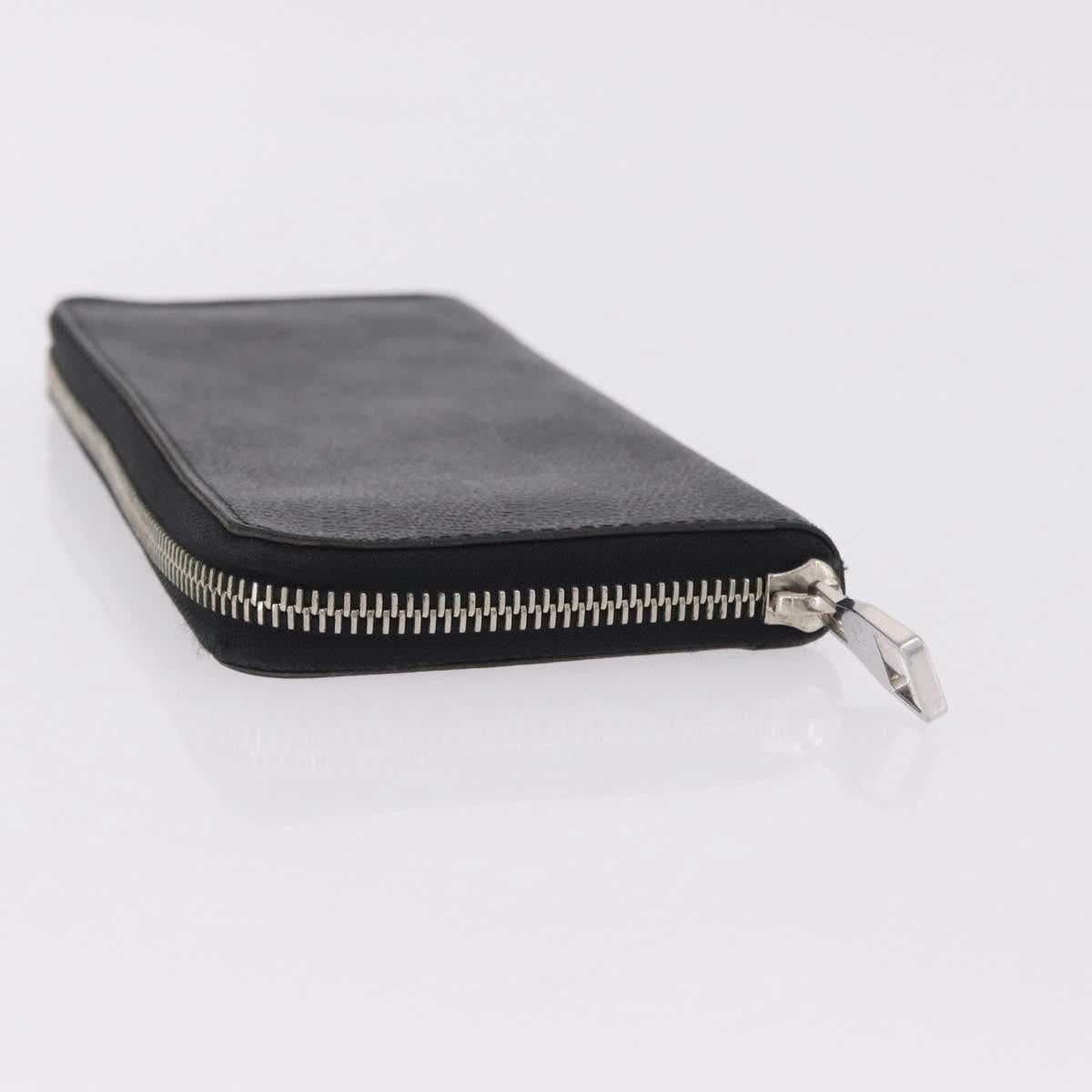 Louis Vuitton Zippy Damier Graphite, Gray, Canvas, Wallet