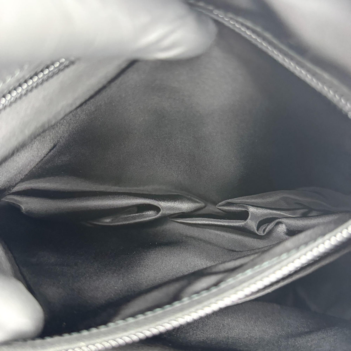 Prada Double Buckle Tessuto, Black, Nylon, Backpack
