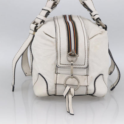 Chloe Handbag Leather, White, Leather, Handbag