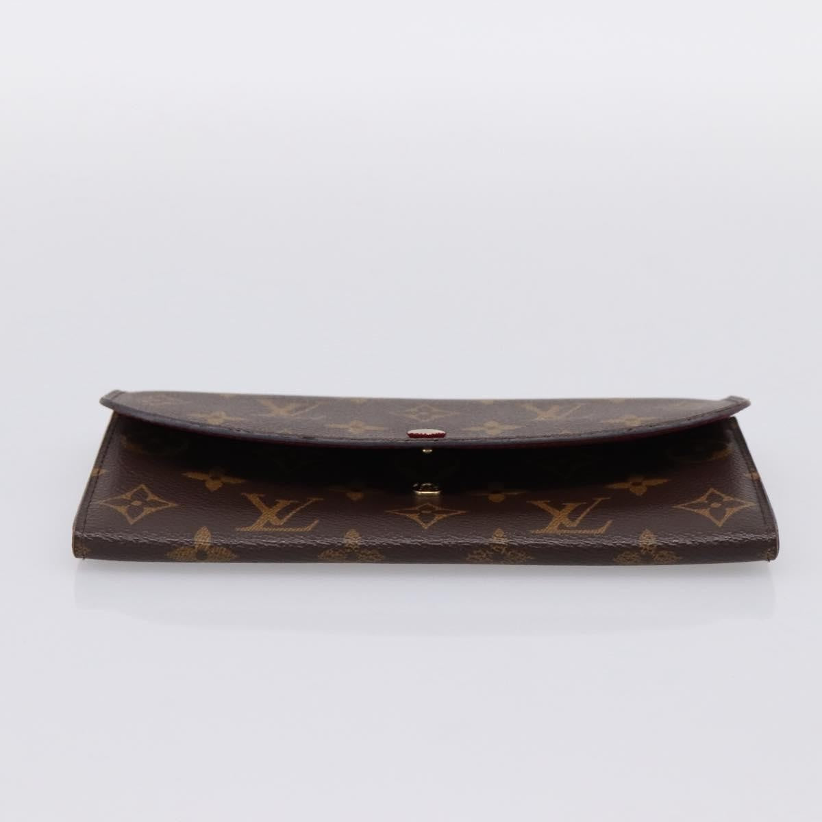 Louis Vuitton Emilie Monogram Canvas, Brown, Canvas, Wallet