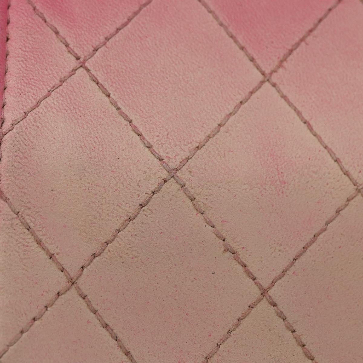 Chanel Wallet on Chain Quilted Ombre Lambskin, Pink, Leather, Crossbody Bag