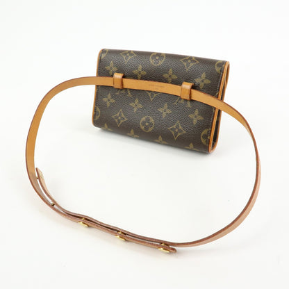 Louis Vuitton Florentine Waist Monogram Canvas, Brown, Canvas, Handbag