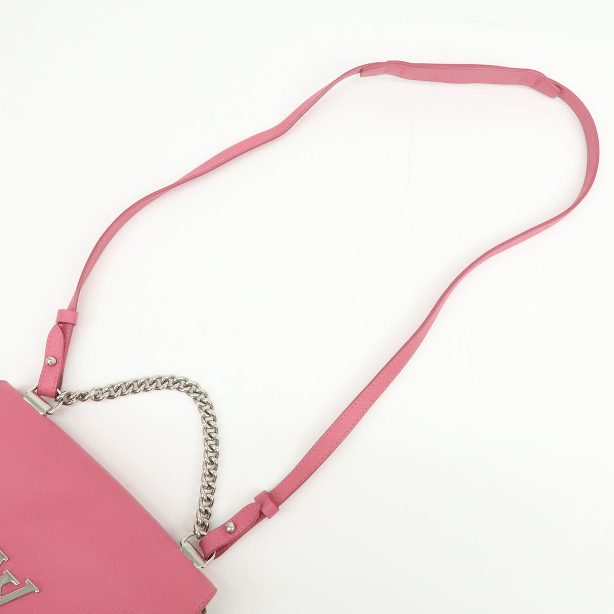 Louis Vuitton Lockme II Leather, Pink, Leather, Shoulder Bag