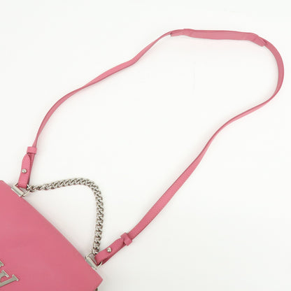 Louis Vuitton Lockme II Leather, Pink, Leather, Shoulder Bag