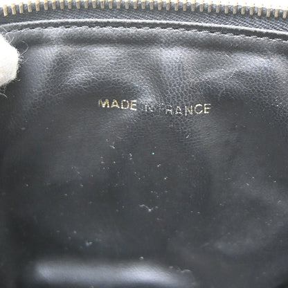 Chanel Vintage Timeless Cosmetic Case Caviar, Black, Leather, Handbag